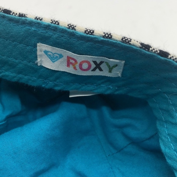 Roxy Checker Board Hat Black White - Picture 5 of 6